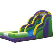 hot inflatable water slide